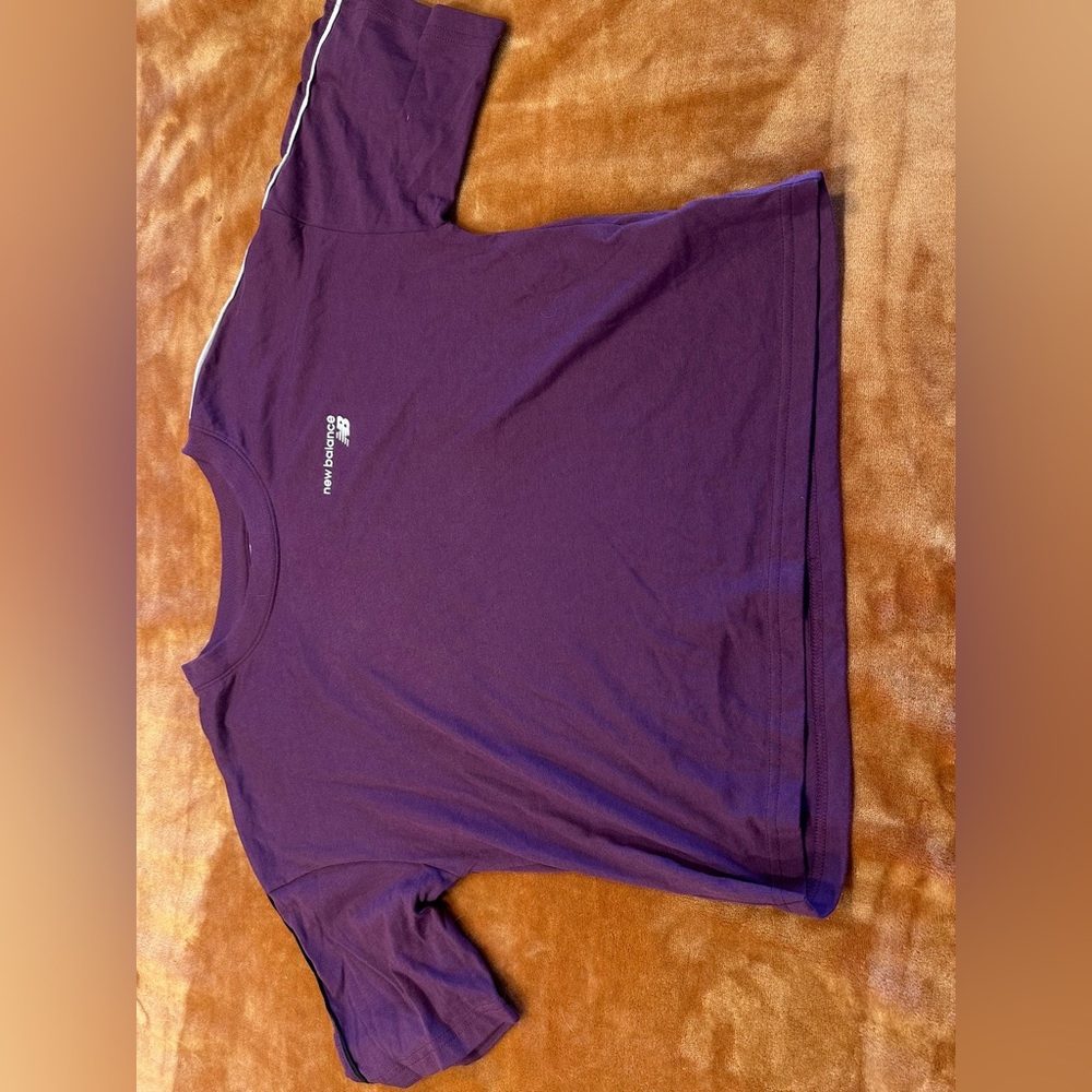 New balance gym crop shirt